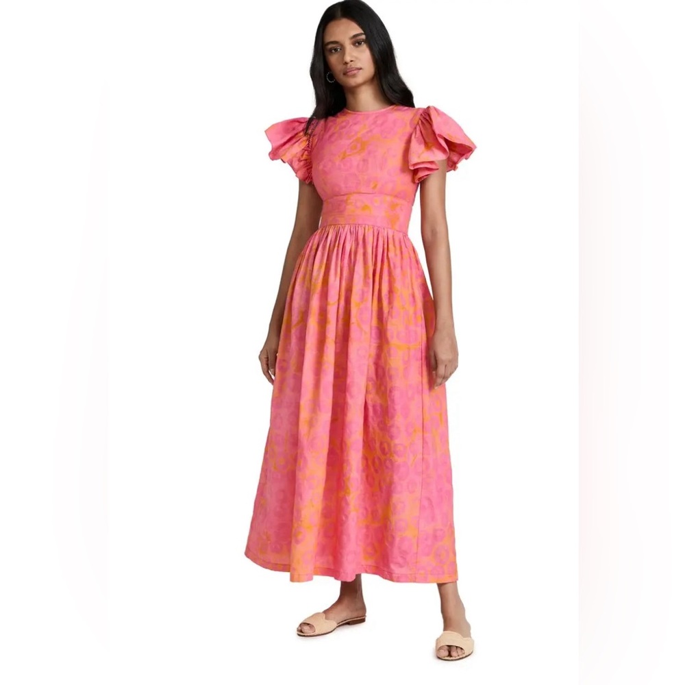 Sika designs pink and orange dress